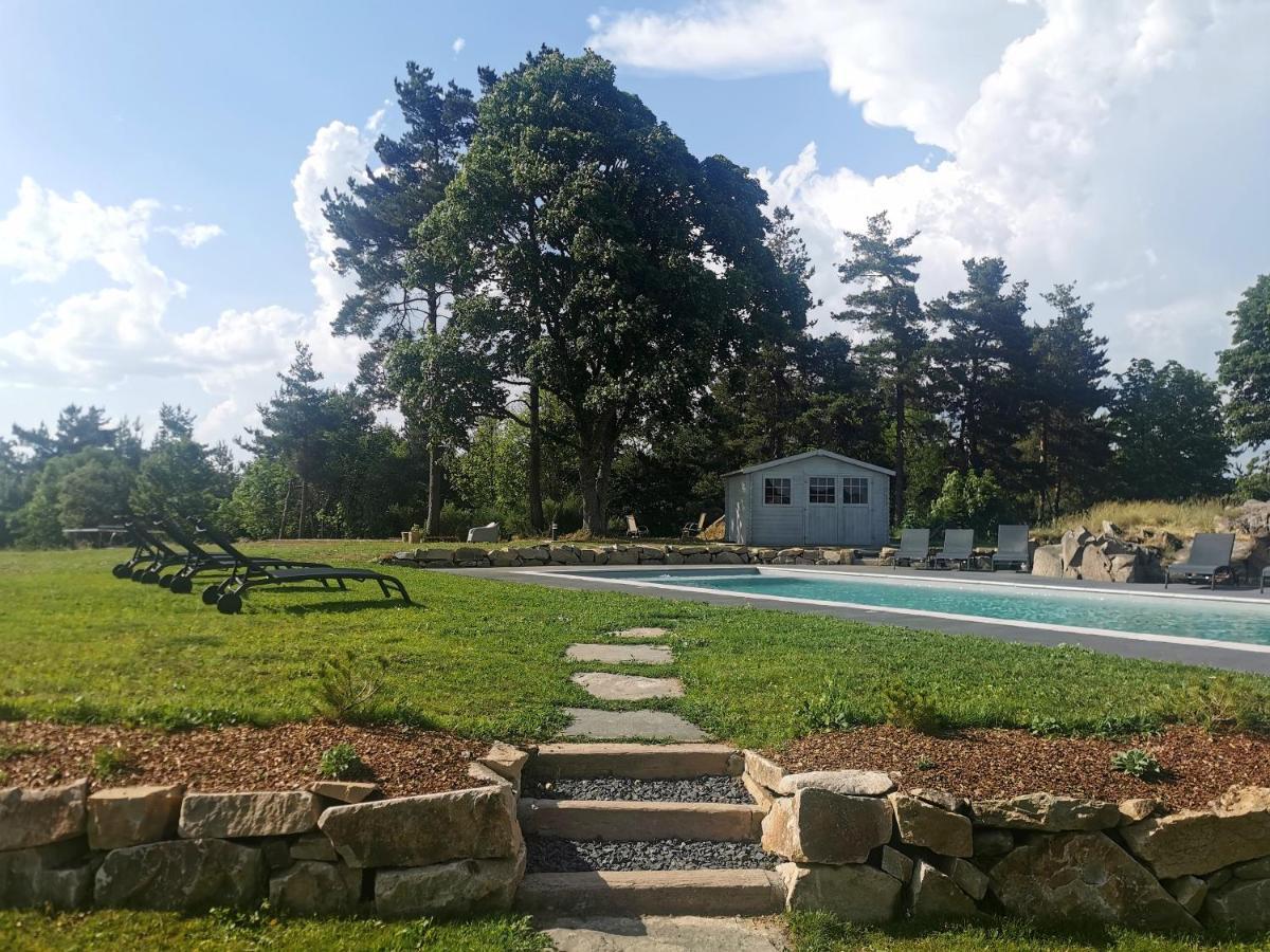 Chez Marius Villa Saint-Agrève Buitenkant foto